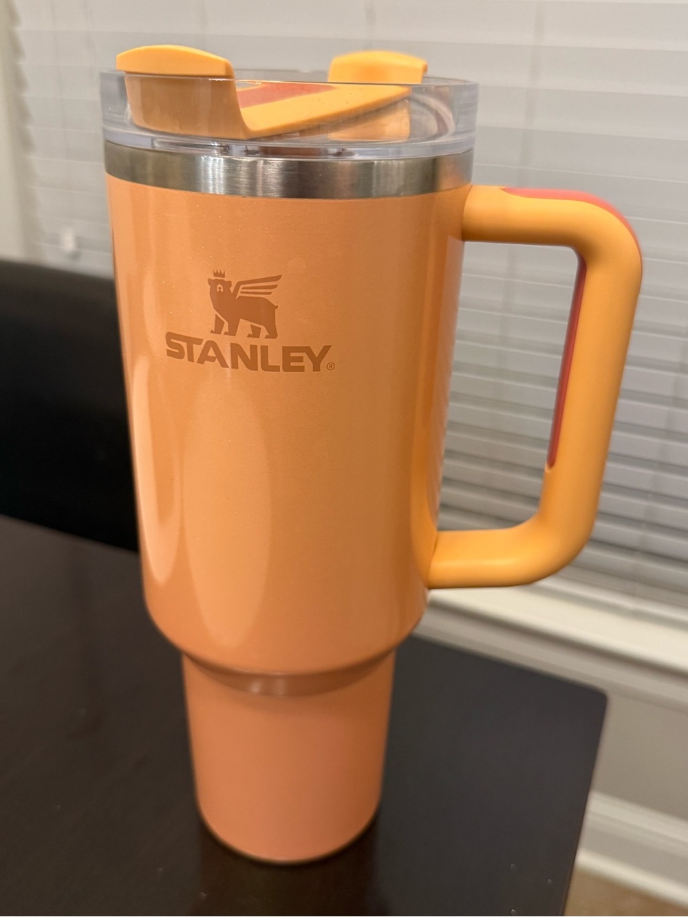 Stanley Orange Insulated Travel Mug with Handle